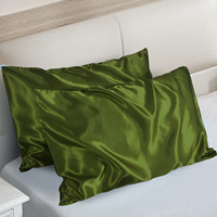 Vente d'usine – Taie d'oreiller de luxe 20x30 pouces en satin de soie pour cheveux et peau