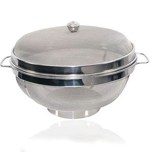 ตะกร้าผลไม้เหล็กสำหรับเก็บของในครัวพร้อมกรอบโลหะแข็งแรงเพื่อเก็บผลไม้สดหลายชนิดได้อย่างง่ายดาย - Product Image 1