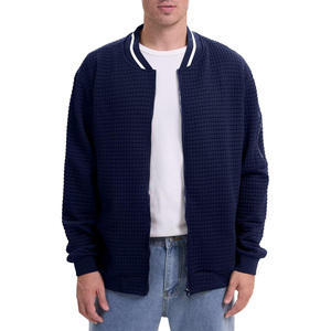 Veste universitaire décontractée pour homme OEM, logo brodé personnalisé, vêtements en toile vintage d'hiver, respirant, design grande taille - Product Image 6