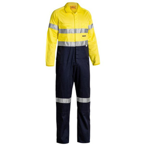 DNC ผ้าคลุมผ้าฝ้ายสองสี Hi VIS ทั้งหมด3M R เทปผ้าฝ้ายสองตัน Hi VIS Workwear ทั้งหมด - Product Image 3