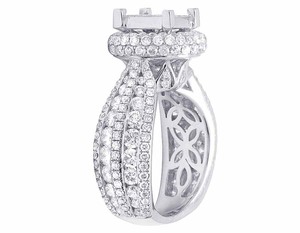 Anillo de compromiso de moissanita de plata de ley 925 de estilo único para mujer, banda de Boda nupcial, regalo de joyería fina - Product Image 4