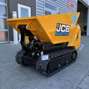 JCB HTD-5E 1 Ton Electric Dumpster Compact Tracked Site Dumper with Zero Emissions and Lithium <b>Battery</b> <b>Power</b> - Product Image 5
