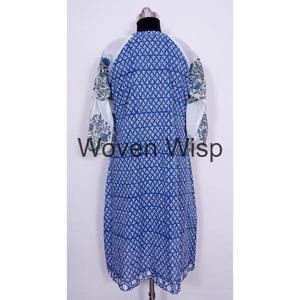 Robe de soirée longue à tricoter pour femmes avec manches longues lavables - Product Image 6