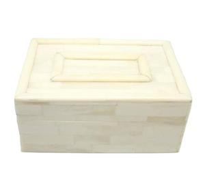 Elegante Joyero de Madera con Incrustaciones de Rayas de Hueso y Resina, Caja de Almacenamiento Multifuncional de Forma Rectangular al Mejor Precio - Product Image 5