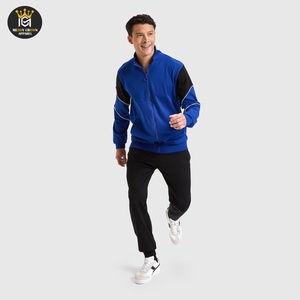ชุดวิ่งสำหรับผู้ชายชุดออกกำลังกายขนแกะคอปกตั้ง - Product Image 3