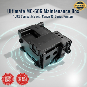 Boîte de maintenance Premium MCG06 pour imprimantes <span class=keywords><strong>Canon</strong></span> PIXMA TS6630 TS6730 TS7780 TS7780A TS7650i TS7750i – Réservoir d'encre usagée avec puce - Product Image 1