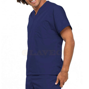 Fabricante de fábrica Nueva llegada Uniforme médico Color sólido Precio bajo Uniforme médico - Product Image 6