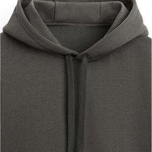 ชุดวอร์มผ้าฝ้าย 100% สกรีนโลโก้เองได้ สไตล์สตรีทแวร์ สำหรับผู้ชาย ชุดวอร์มเปล่า 2 ชิ้น ไซส์ใหญ่พิเศษ ทรงหลวม ไหล่ตก - Product Image 6