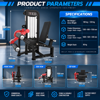 BN Fitness Studio Athletic Training Center Fitness Club Health Club Machine de flexion et extension des jambes assise