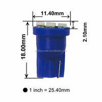 4SMD T10 3528 # Ampoule LED 555 rose (violet) 6V 5W CE ROHS en bakélite à courant régulé pour machine de flipper AC/DC PA