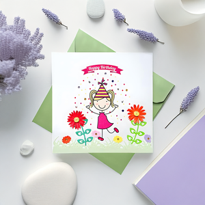 Tùy Chỉnh Việt Nam Giấy Thiệp Chúc Mừng Chúc Mừng Sinh Nhật Thẻ Làm Lạnh Với 3D Nổi Hoa Mô Hình Cho Món Quà - Product Image 4