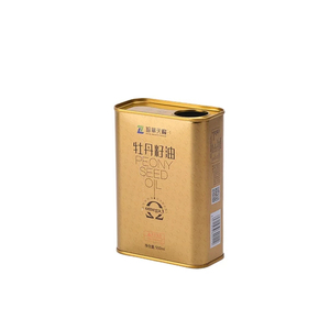 กระป๋องเหล็กสี่เหลี่ยม/สี่เหลี่ยมผืนผ้าพิมพ์ลายตามสั่ง ขนาด 500 มล. สำหรับบรรจุน้ำมันปรุงอาหาร น้ำมันมะกอก อาหารสัตว์ (เกรดอาหาร) - Product Image 2