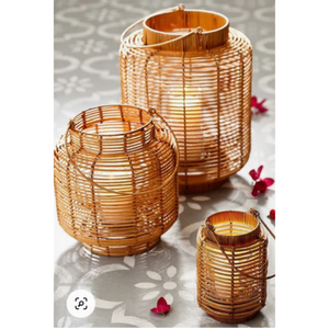 Bougeoirs artisanaux de luxe Poignée en bambou PU Matériau MDF Style classique Bon prix Conceptions personnalisées pour la décoration de la maison Fabriqué - Product Image 2