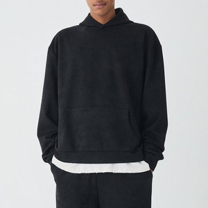 Look holgado Venta caliente Diseño Chándal 100% Algodón Terry Estilo único Pullover Chándal Conjunto - Product Image 3