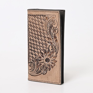 Funda para Pasaporte ANINE, Cuero de Grano Completo, Diseño Floral Occidental, Cartera de Viaje, Tarjetero - Product Image 2