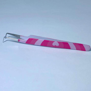 แหนบถอนขนตาสแตนเลสงานทำมือแบบพรีเมี่ยมด้ามจับแม่เหล็กกันลื่นขนาด10มม. เพื่อความสวยงาม - Product Image 2