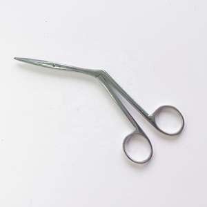 ENT Angled Surgical <b>Scissors</b> Stainless Steel Medical Instrument Set for Precision Cutting in Clinics MOL <b>Safety</b> Standard - Product Image 3