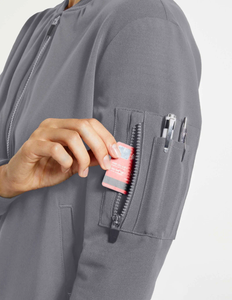 Chaqueta médica duradera con bolsillos funcionales y tela transpirable para uniformes sanitarios profesionales - Product Image 4