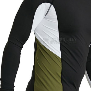 Camiseta Deportiva de Alta Elasticidad para Hombre, Manga Larga, para Actividades al Aire Libre, con Protección UV, para Movimiento Flexible y Comodidad, MOQ Bajo, Mejor Precio - Product Image 6