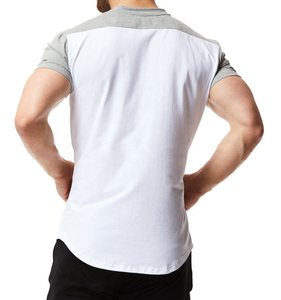 Camiseta de Corte Regular con Dobladillo Curvo para Hombre, Algodón Suave Tejido de 180g, Secado Rápido, Uso Casual, Venta al Por Mayor - Product Image 6