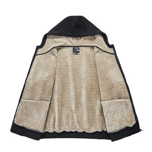 Sudaderas de Forro Polar Lisas sin Cordones para Invierno, Diseño Unisex, Cierre Múltiple, Personalización 3D en Relieve, Cierre Completo, Personalización Completa - Product Image 5