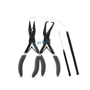 Stainless Steel Extensions Tape Sealing Pliers Tool Hair Extension Styling Tools For Sale hair product