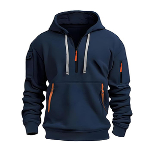 Venta al por mayor personalizado hombres ppullover hoodies + jackets fleece blanded alta calidad directo de fábrica precio hombres HOODIE - Product Image 1