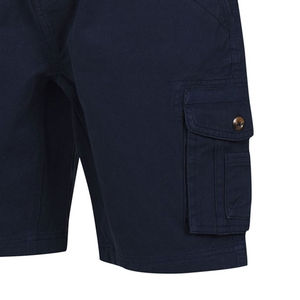 Shorts en coton pour hommes de qualité supérieure, design personnalisable, motif uni, taille mi-haute, fermeture élastique, respirant, style urbain - Product Image 2
