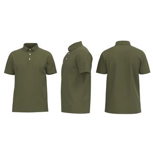 Nouveauté hommes 100% coton imprimé pour polo vêtement teint assurance commerciale fournisseurs originaux offre spéciale pour vous - Product Image 1