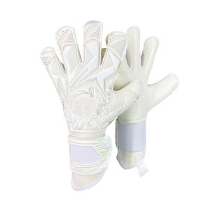 Customized Latex Football Goalkeeper Gloves-Best Quality Waterproof Breathable Full Finger Adjustable Wrist <b>Strap</b> Lace Closure - Product Image 5