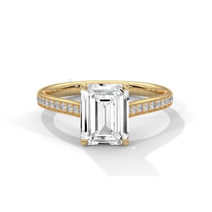 Femmes sur mesure conçu 925 en argent Sterling Solitaire bague de fiançailles griffe réglage Moissanite VVS clarté mariage en gros - Product Image 1