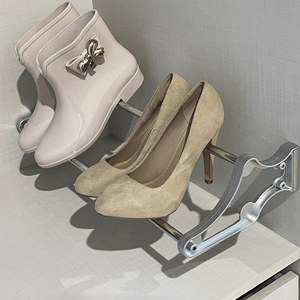 Scarpiera in acciaio e plastica autoadesiva in alluminio verniciato per armadi interni - Product Image 3