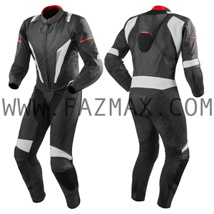 Traje de moto de último estilo/Traje de carreras de cuero de motocicleta personalizado Traje de carreras de motorista Moto cuero de vaca - Product Image 3