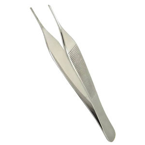 Pinzas Adson Diseño ergonómico duradero de acero inoxidable de larga duración para un uso quirúrgico cómodo Instrumentos quirúrgicos básicos - Product Image 4
