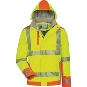 <b>High</b>-<b>Visibility</b> <b>Softshell</b> <b>Jacket</b> Rickmer Size L Yellow/Orange by ELYSEE - Product Image 1