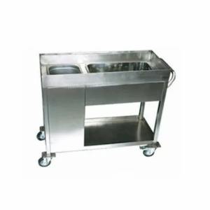 Évier de cuisine commercial électrique en acier inoxydable durable, best-seller, avec égouttoir, commande électronique - Product Image 1