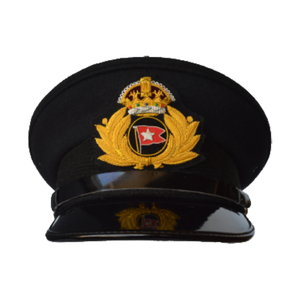 Casquettes à visière marine sur mesure, qualité supérieure, fabrication en usine, chapeau à visière réglable, élégant, casquette de cérémonie de marin - Product Image 3