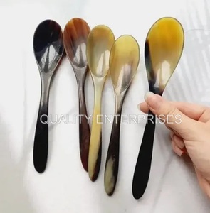 Luxury Quality <b>Buffalo</b> <b>Horn</b> Cutlery Spoon for Dining Table Use Ox <b>Horn</b> Serving Spoon Good Polished Best Quality of <b>Horn</b> Spoon - Product Image 3