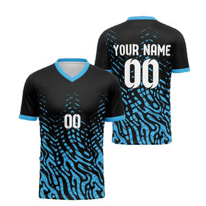 Camisetas de Fútbol de Poliéster 100%, Personalizadas con Nombre de Equipo, Secado Rápido, Ligeras, Tallas Grandes, Servicio OEM, Gran Venta - Product Image 6