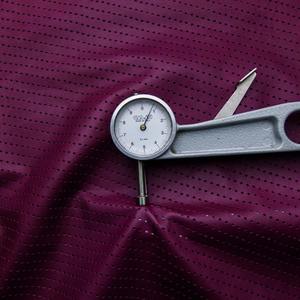 La peau de cuir perforée Prune Elegance est disponible en 1 à 22 pieds carrés pour les produits en cuir personnalisés - Product Image 1