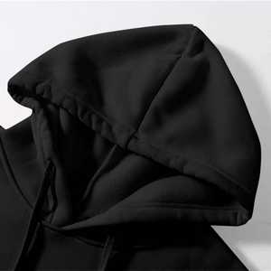 Ensemble de survêtement pour femmes en molleton de coton respirant et léger, avec capuche et cordon de serrage, décontracté, 2 pièces, pour l'hiver - Product Image 2