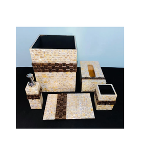 Ensemble de salle de bain de qualité supérieure Hotel MOP Accessoires de salle de bain Ensemble de décoration pour la maison au meilleur prix Fabriqué en Inde - Product Image 5