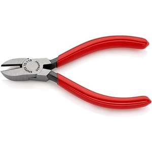 KNIPEX 110mm <b>Polished</b> Head Side Cutters with <b>Plastic</b> Coating Knives & Tools - Product Image 3
