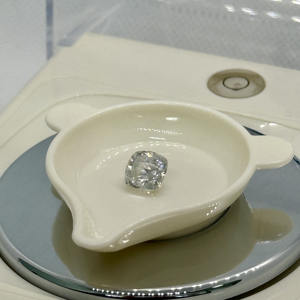 เบาะรองนั่งเพทายน้อยที่สุดตัดไม่มีสี3.18cts อัญมณีสำหรับตกแต่งเครื่องประดับหินธรรมชาติที่งดงาม - Product Image 2