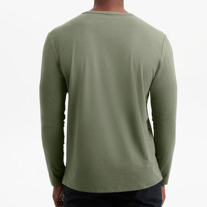 เสื้อยืดแขนยาวผ้าฝ้ายสำหรับ100% เสื้อแขนยาวสไตล์ไม่เหมือนใคร - Product Image 3