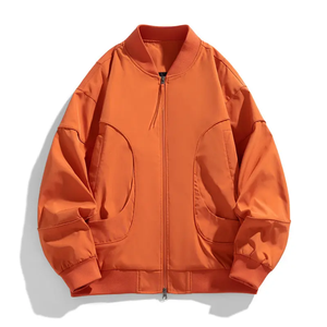 Veste bomber pour homme de haute qualité, sur mesure, vente en gros, nouveau design, style réversible avec col montant, décoration de poche, veste pour homme - Product Image 4