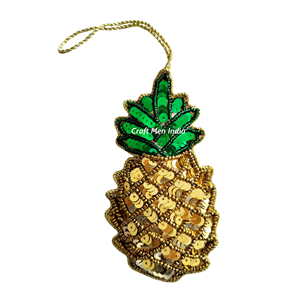 Base para Árbol de Navidad de Cristal Bordada a Mano con Cuentas, Adorno Festivo para el Hogar y el Jardín - Product Image 1