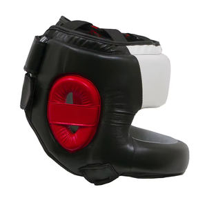 หมวกกันกระแทกสำหรับกีฬาแบบผสมผสาน ผลิตจากหนังเทียม/หนังแท้ คุณภาพระดับมืออาชีพ ขายดีที่สุด รับทำโลโก้ตามสั่ง สำหรับมวยและศิลปะการต่อสู้ ขายส่ง - Product Image 3