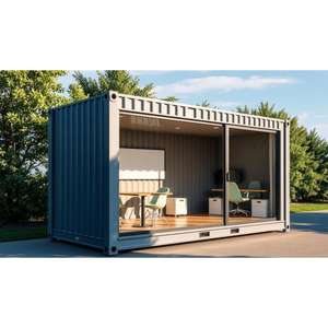 Oficina modular de contenedores con climatización, fontanería y sistema eléctrico integrados - Product Image 5