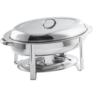 Plat à chafing en cuivre avec support en fer, support de combustible réglable permettant un meilleur contrôle de la chaleur pour divers types de plats - Product Image 6